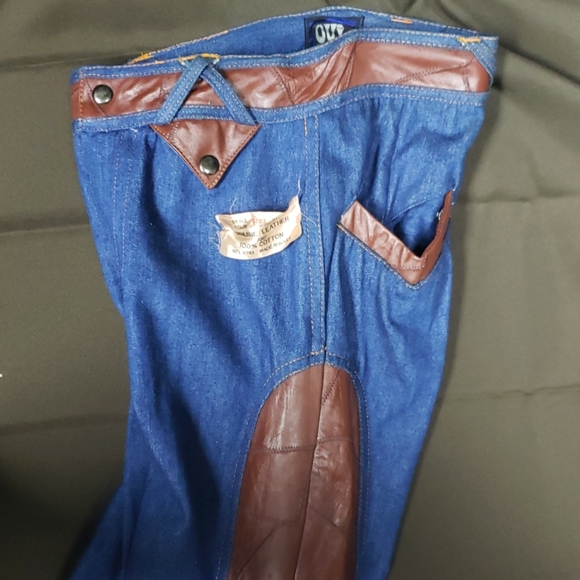 2 piece oui vintage jeans & vest - Picture 3 of 7